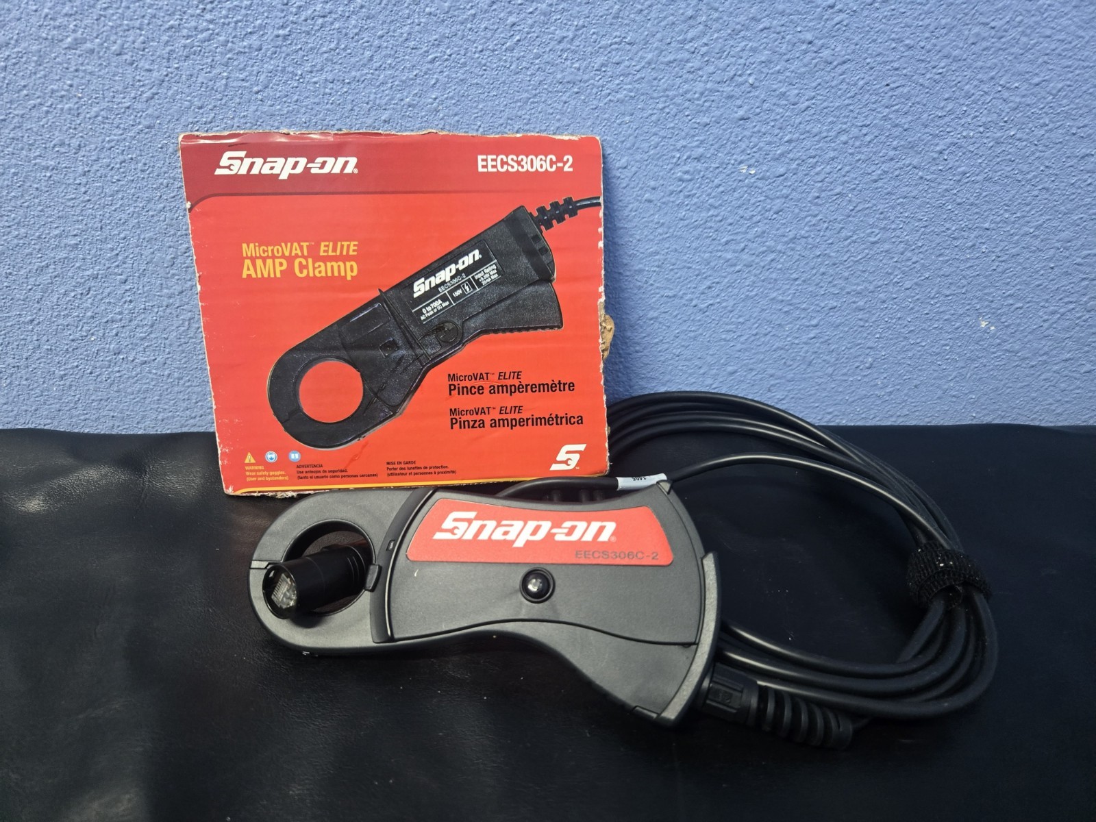 SNAP-ON MICROVAT EECS306C-2 DUAL RANGE AMP CLAMP TESTING (IN135 C FLOOR)