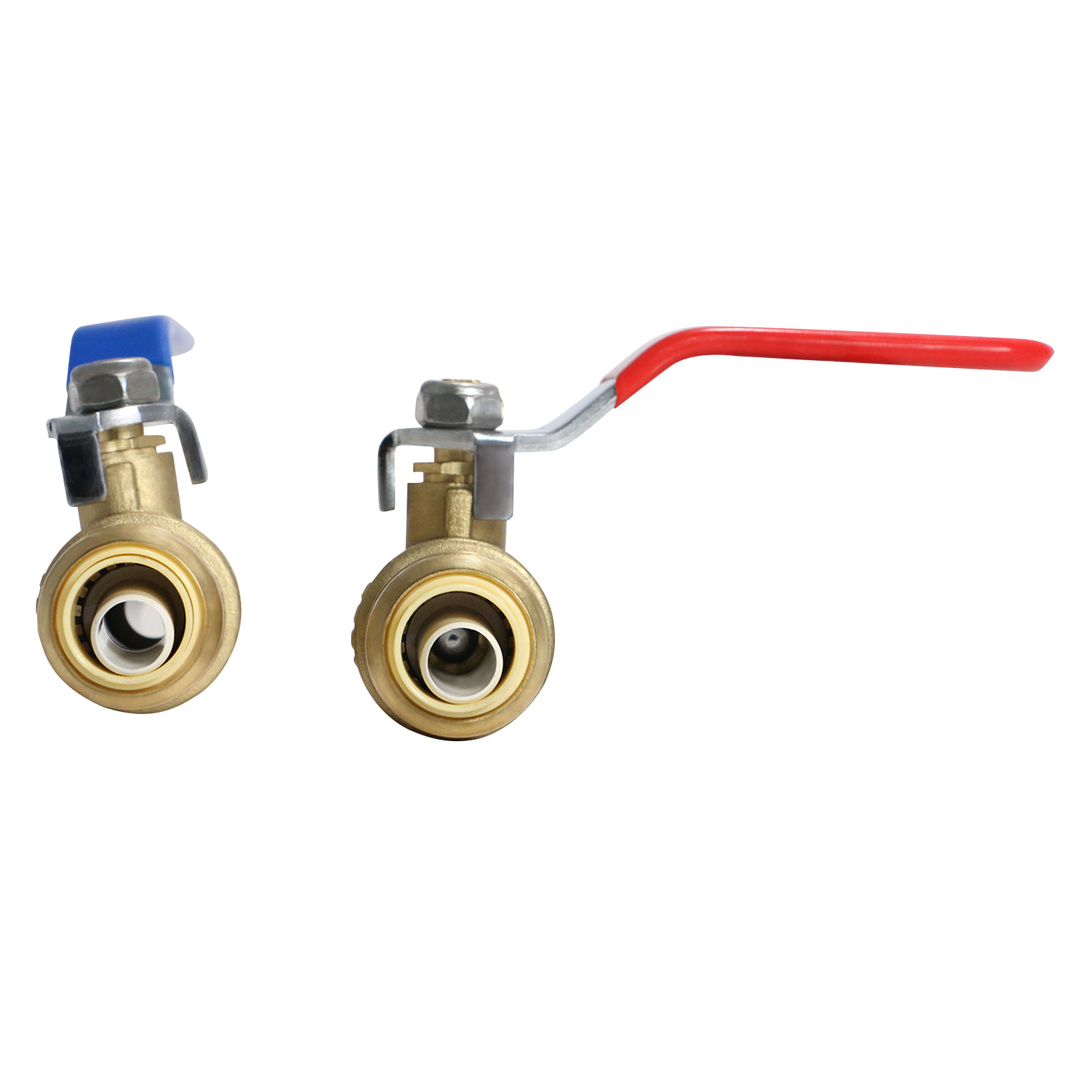 10 PCS. 1/2″ PUSH FIT BALL VALVE HOT AND COLD, LEAD FREE BRASS