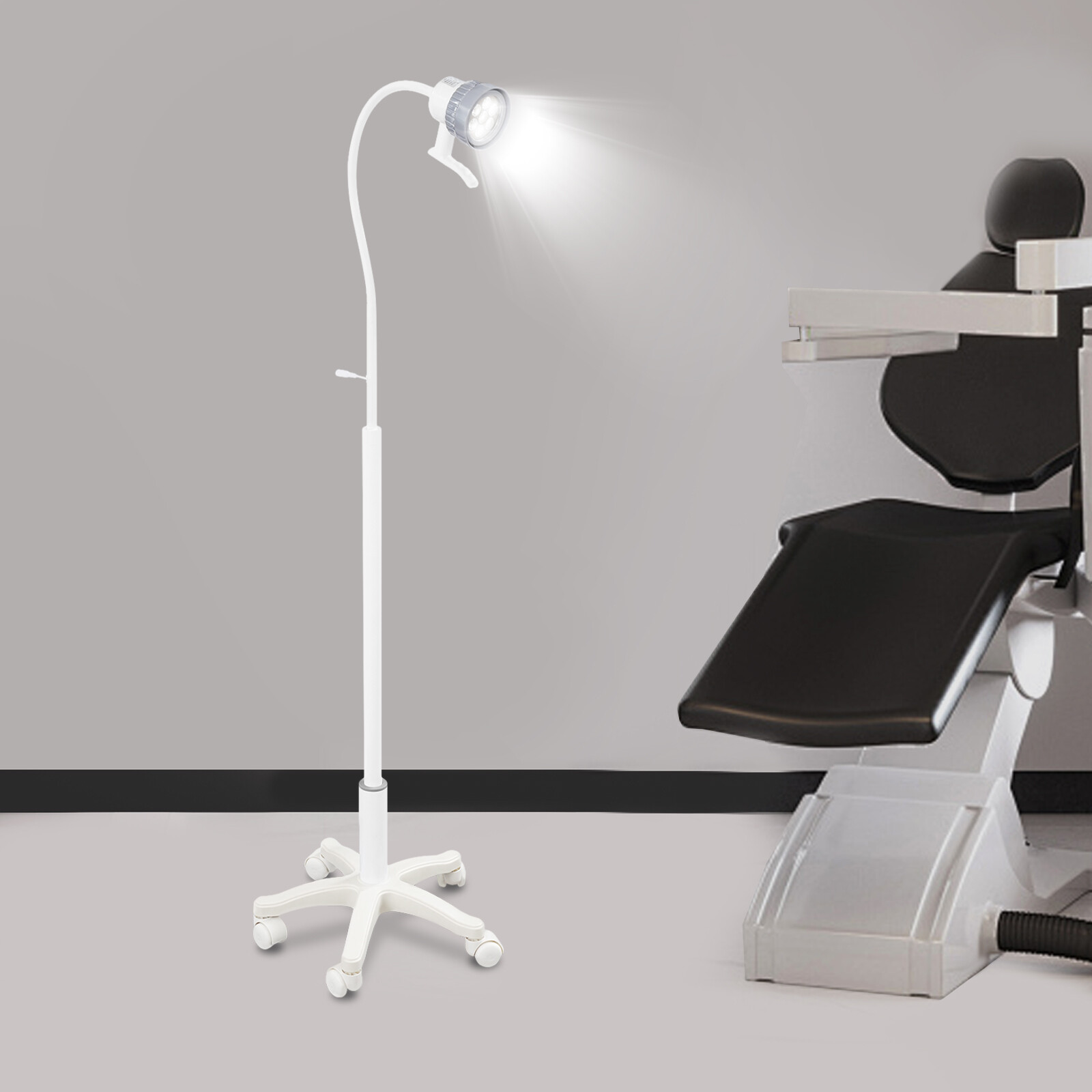 LED Medical Exam Lamp Mobile Surgical Examination Lamp 500mA Exam Light 12W