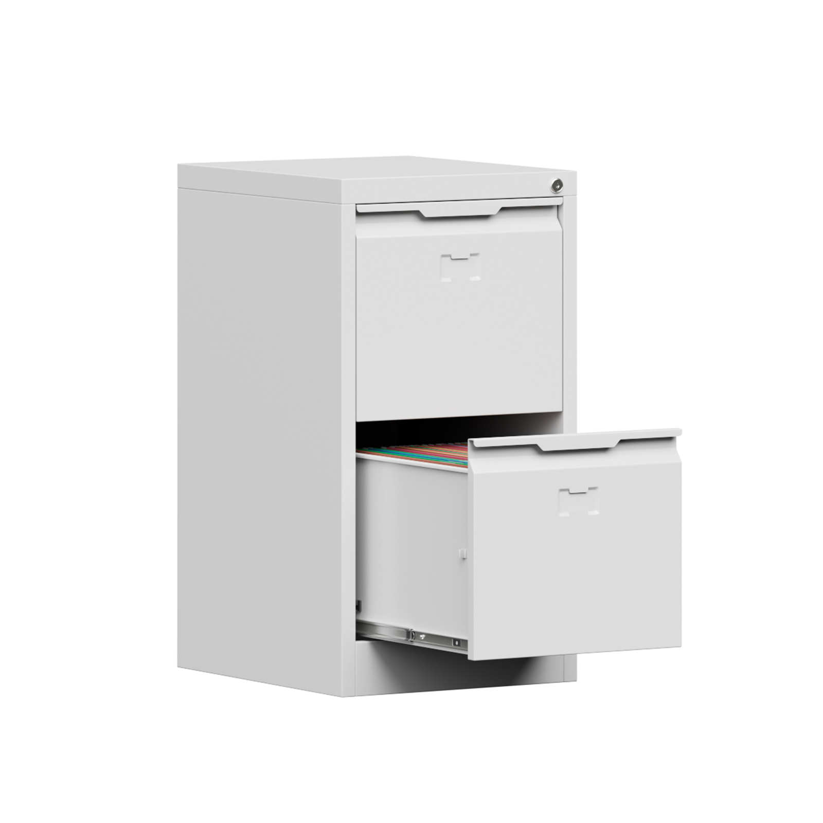 Metal 2 Drawer File Cabinet with Lock Storage 2 Drawer Filing Cabinet Vertical