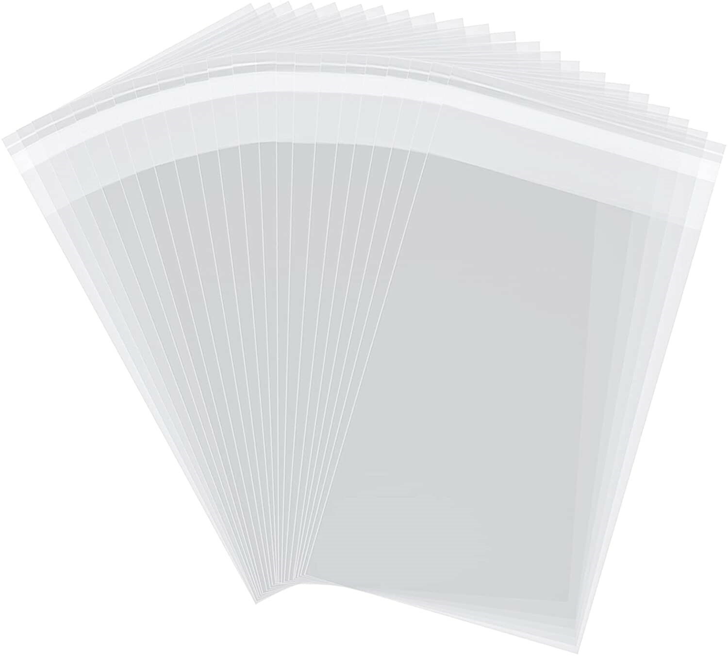 100 Food Grade 5×7 Clear Self Seal Resealable OPP Cellophane Poly Bags