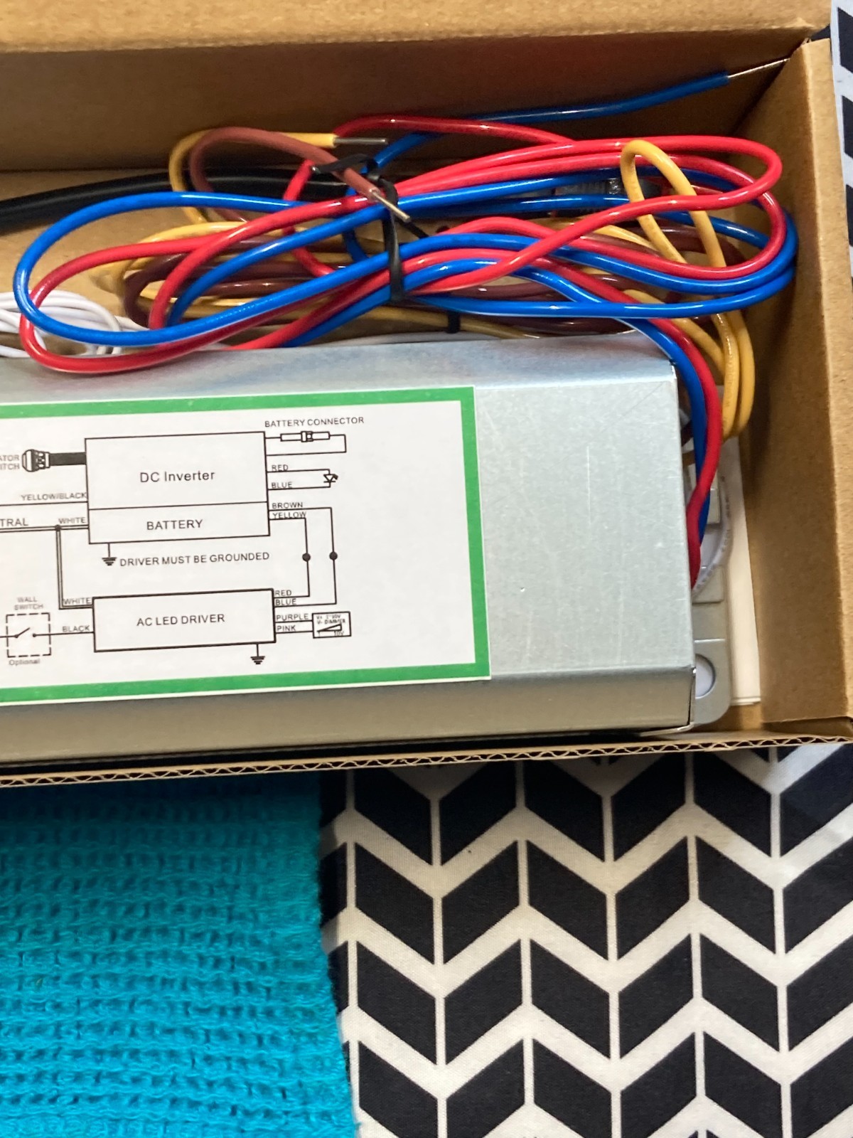 Antron Led Emergency Pack Driver Pack 20w 15-55vdc 380ma memleds20-1555-9.6chxnb