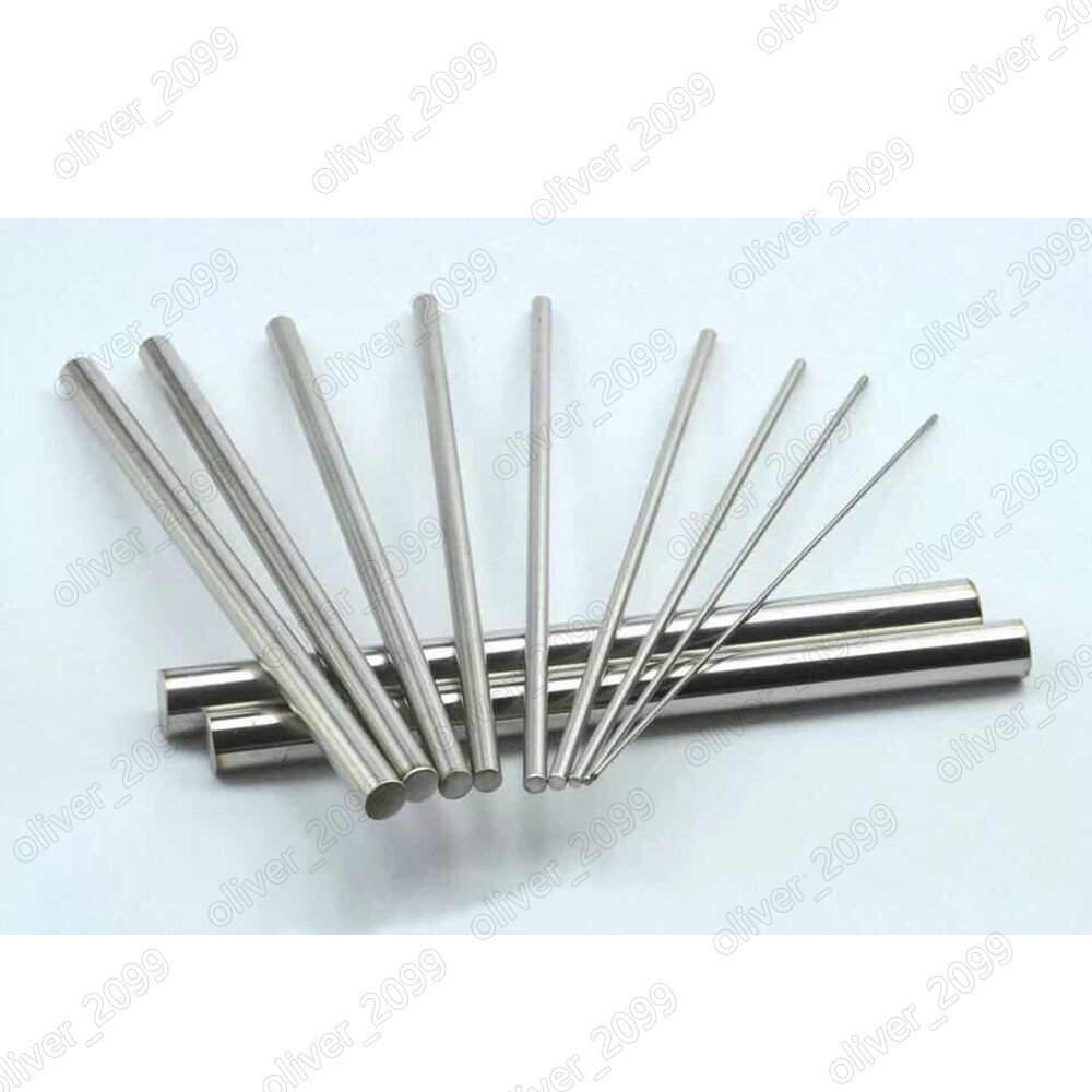 316 Stainless Steel Stick Round Bar Solid Rods Dia. 2mm-55mm Length 200mm/250mm