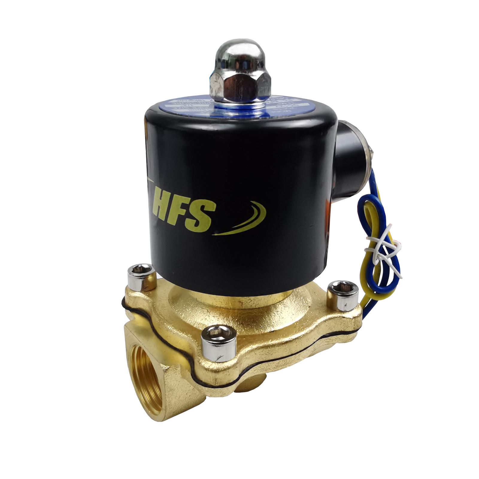 HFS(R) 12V Dc 1/2″ Electric Solenoid Valve Water Air Gas, Fuels N/C