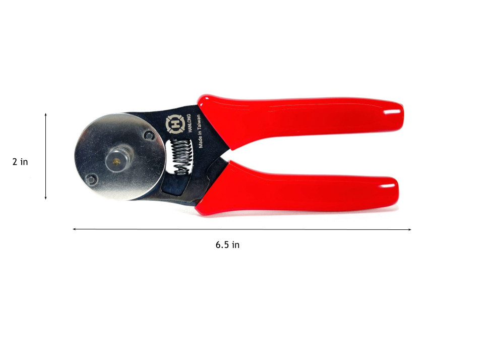 DT Deutsch Closed Barrel 4-Way Indent Crimper 0.14-0.5mm² AWG 20-26