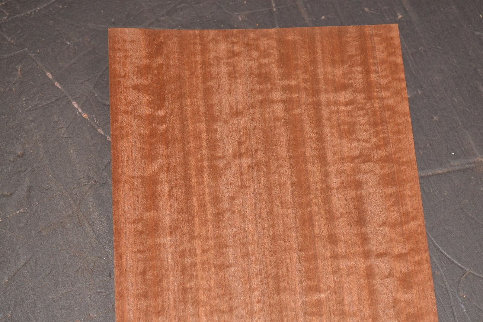 Makore Raw Wood Veneer Sheet 5.5 x 26 inches 1/42nd thick 6775-43
