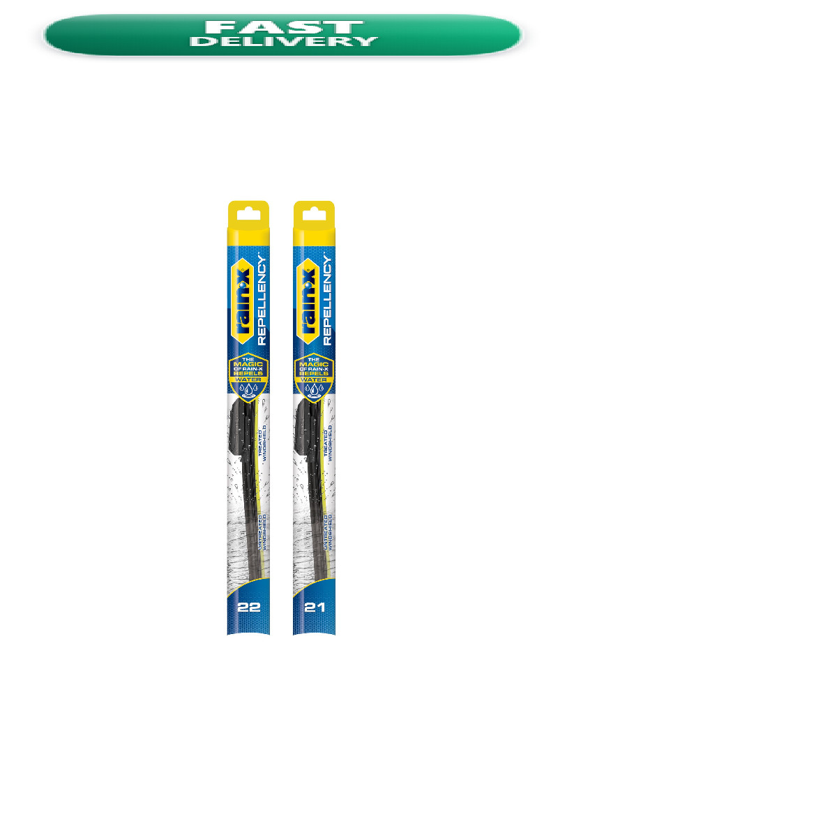 Rain-X 810355 Repellency Water Repellent Wiper Blades 22 21 Windshield Wipers