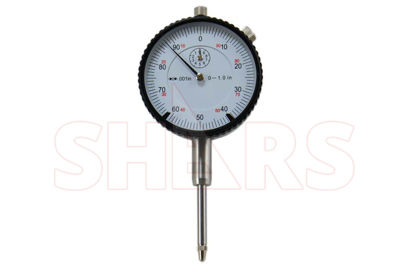 1″ HIGH PRECISION DIAL INDICATOR .001″ AGD 2 GRADUATION LUG BACK WHITE NEW !]