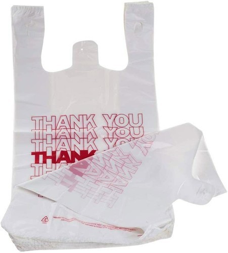 T shirt plastic bags/Disposable plastic bags with handles 1/6 barrel 200 bags