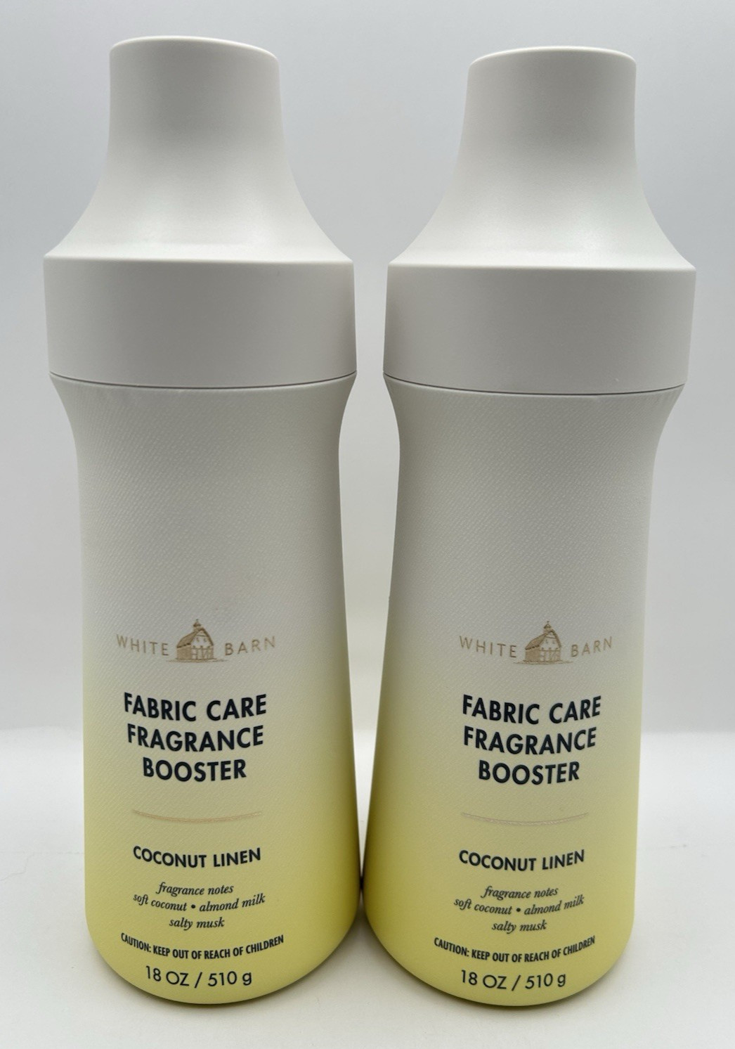 Bath & Body Works Coconut Linen Fabric Care Fragrance Booster 36oz Lot of 2