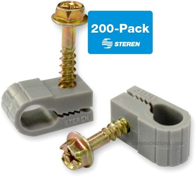Coaxial Cable Clips – Cable Holder – Wire Clips – Siding Clips for Hanging