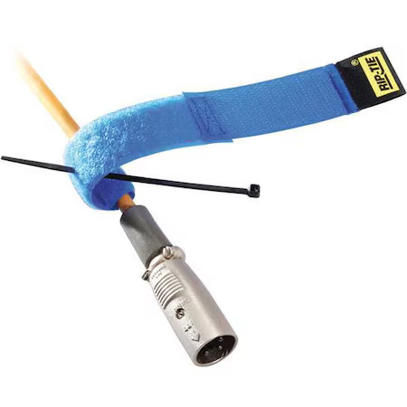 Rip-Tie H-06-010-Bk Cable Tie Strap, 6 In L, 1-1/2 In Max Bundle Dia., Black,