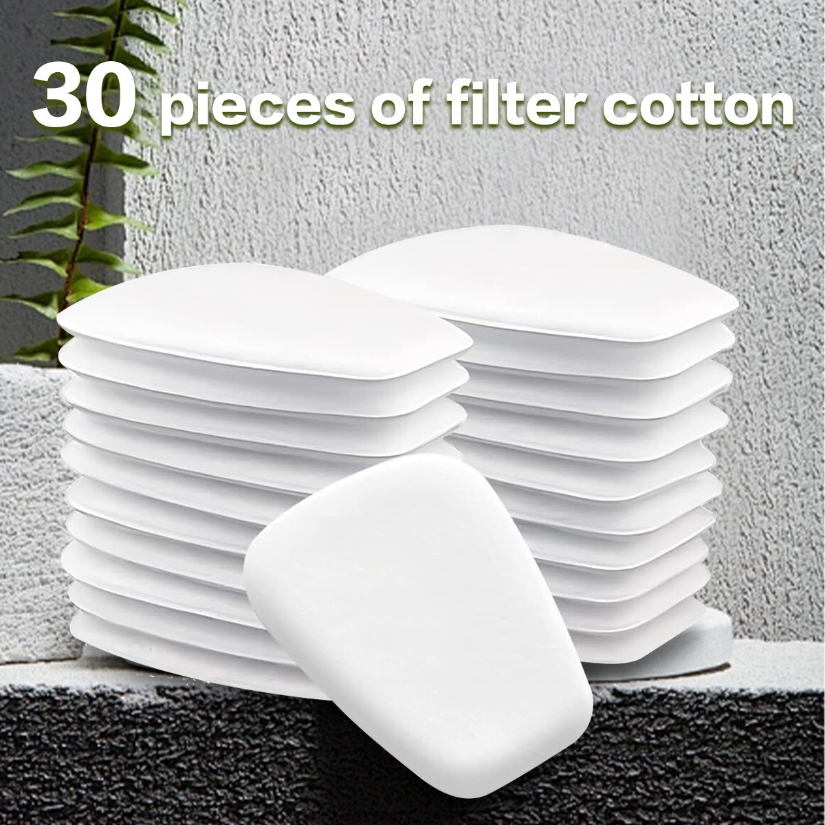 30Pcs 5N11 Cotton Filter Replacement For 6200 6800 7502 Respirator Filter US