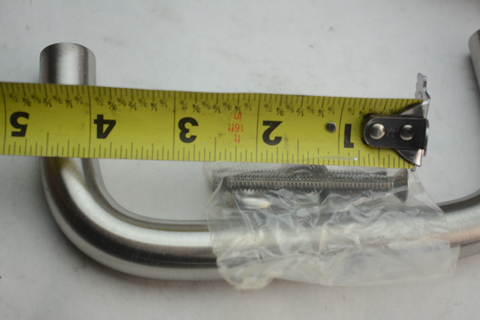Rockwood Door Pull, Stainless Steel, 6-3/4″L, 2.25″ Proj Pull handle heavy duty