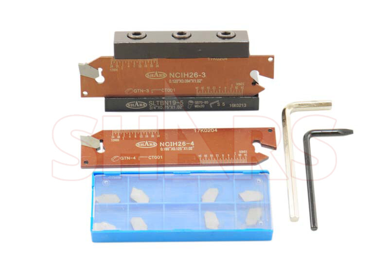 15 PC Set 3/4″ Shank Self-Lock Cut-Off Tool +10pc Tin Coated Inserts $115 Off P]
