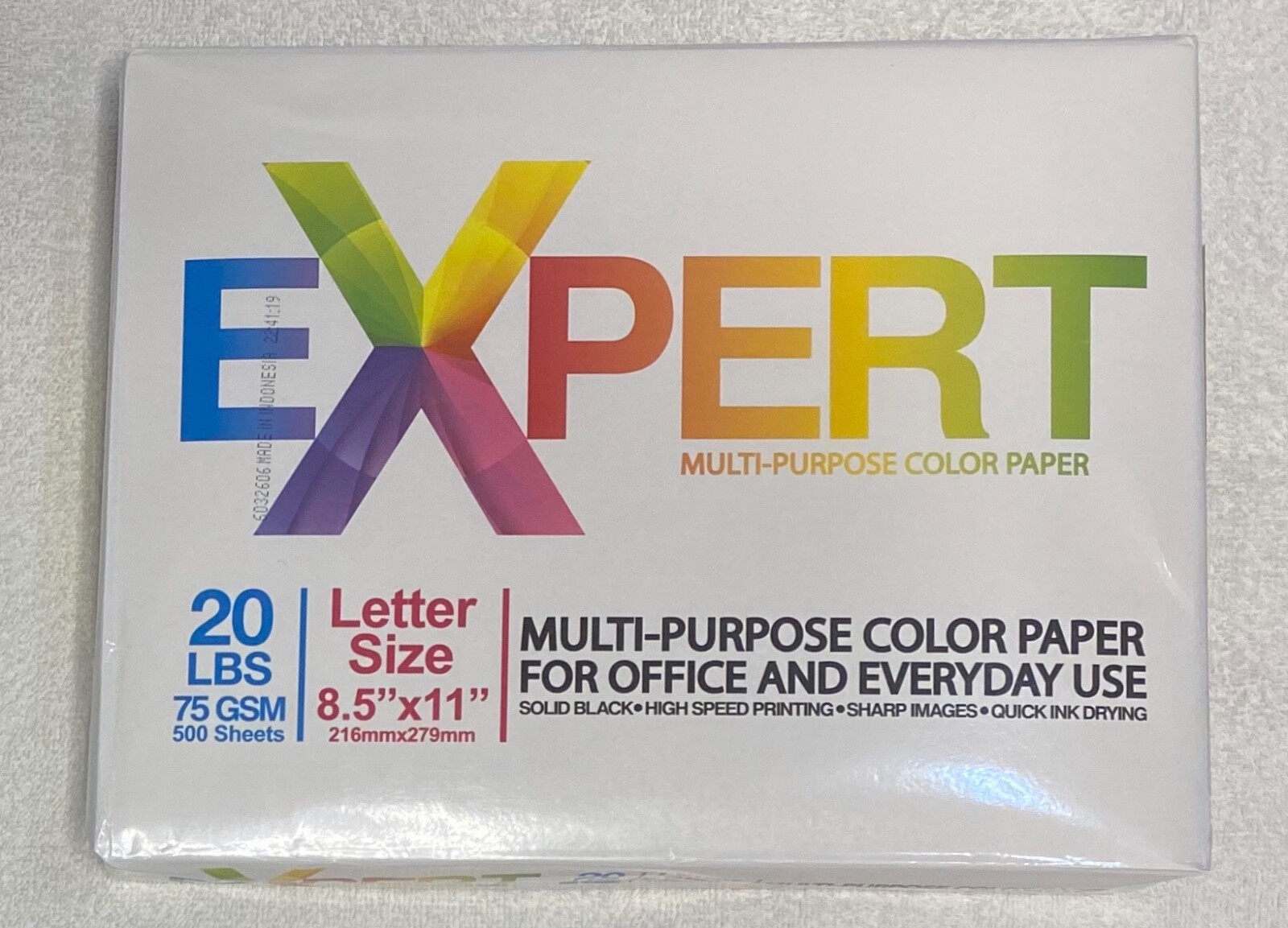 BRIGHT Canary Yellow Copy Paper Expert Multi-Purpose 20lb 500 Sheets SmoothStyle