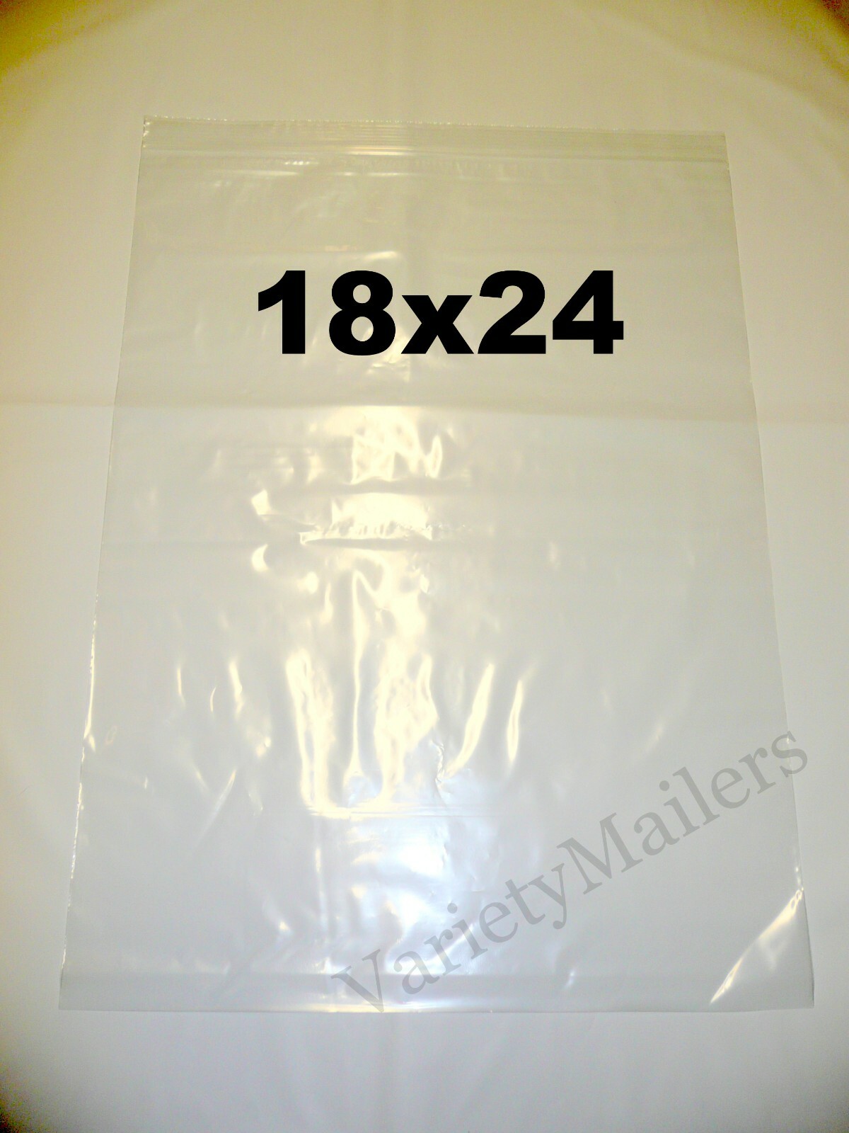 15 Reclosable Plastic Seal-Top Bags 18×24 / 2 Mil LARGE Merchandise Storage Bags