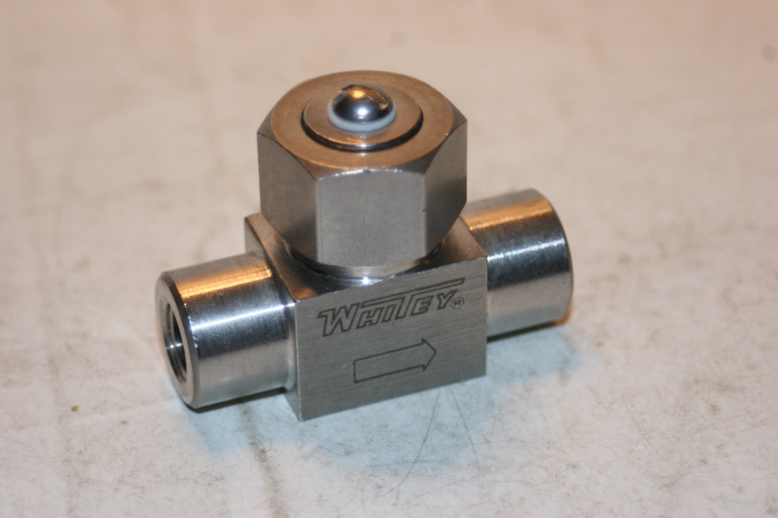 1/8 FNPT 316ss 50‑Series Lift Check Valve Whitey / Swagelok SS-53F2-1049A