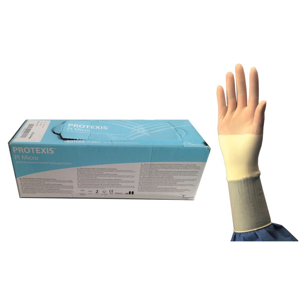 50 Pairs – Cardinal Health Protexis PI Micro Surgical Size-6.5 Gloves 2D73PM65