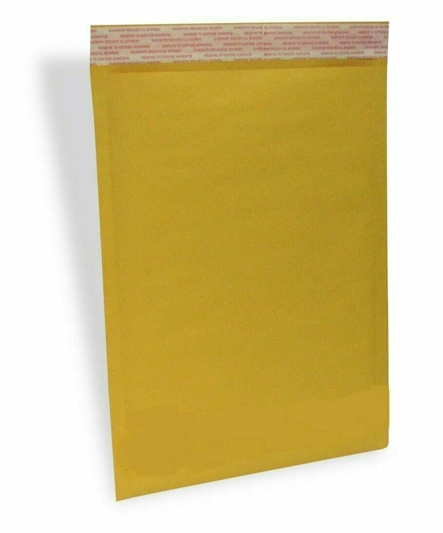 25 #0 6.5×10 Eco Kraft Bubble Padded Envelopes Mailers Lite Shipping 6.5″x10″