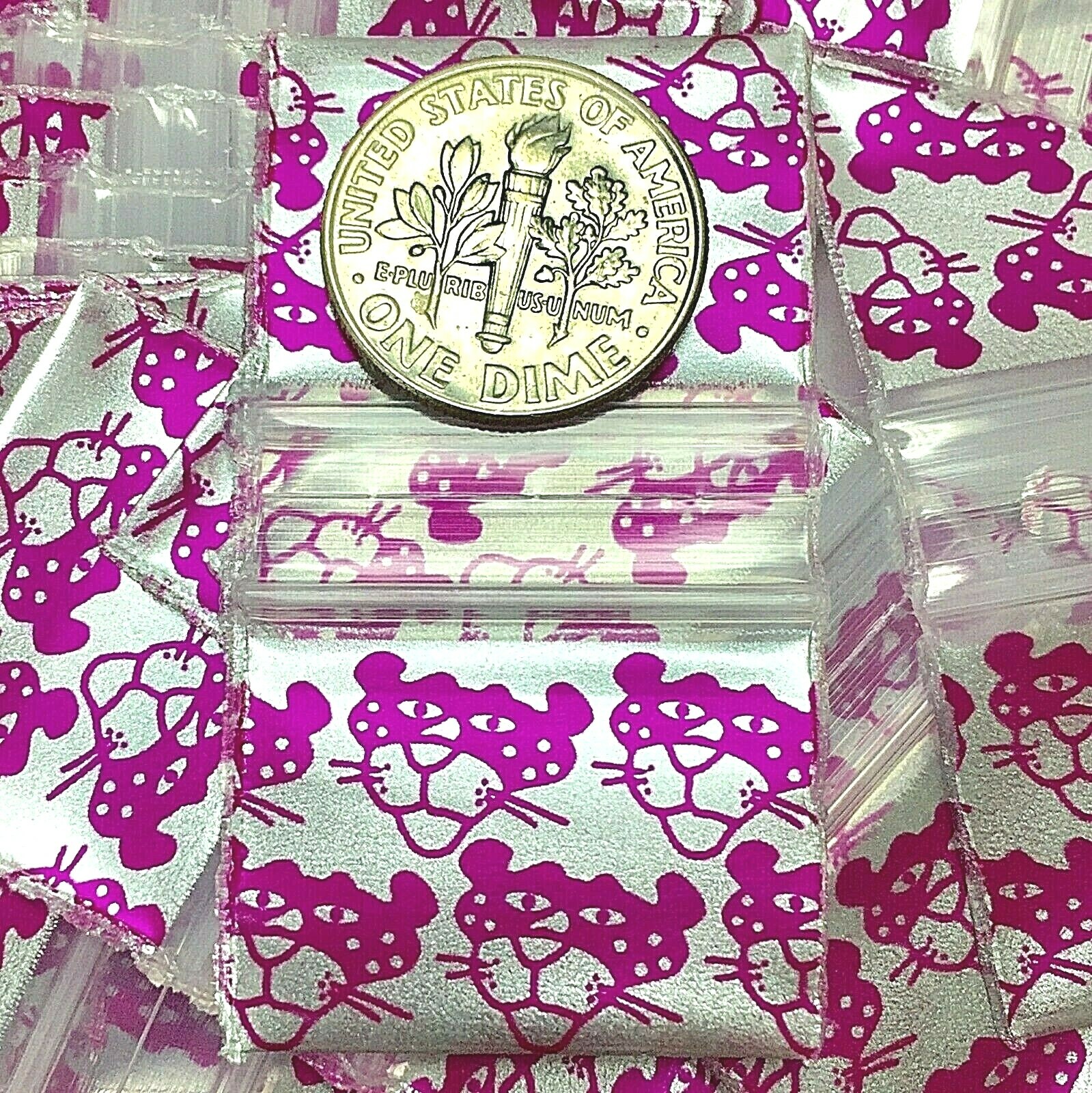 BaggiesSince1987 – 1034 Zip Seal DESIGN BAGS 30 DESIGN MIXED 300PCS, 👀Details🔽