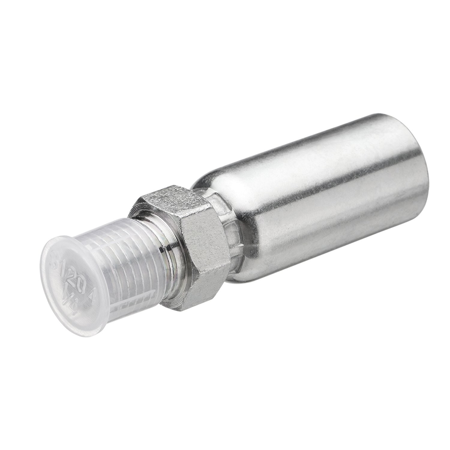 12 Pack Hydraulic Hose Fittings, 1/4″ I.D. Hose X 1/4″ NPTF Male with Protection