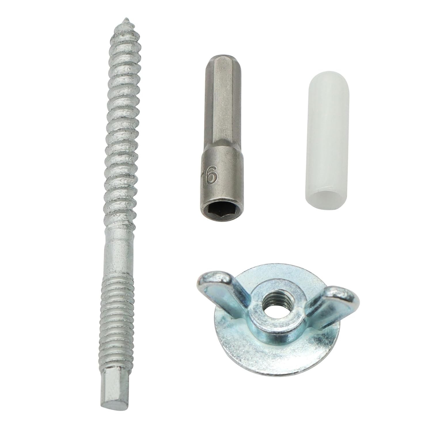 30 Pack 1/4″-20 x 2-1/4″ Hurricane Anchor Kit, Hardware Installation Guide Ancho