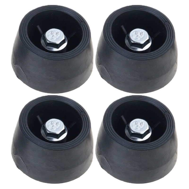 Nonslip Machine Foot Pad with Attached Screws Nut Anti Impact Vibration Control