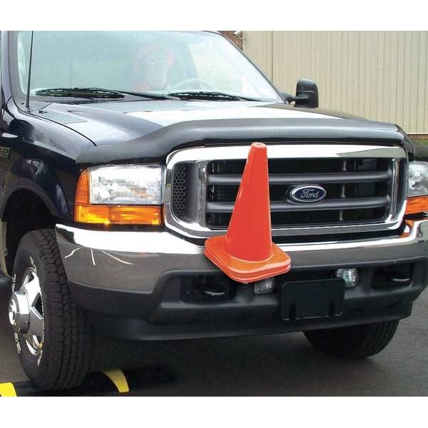 Vertical Mount Cone Holder, Carbon Steel, 22 In Height, 6 7/8 In Length, 2.25