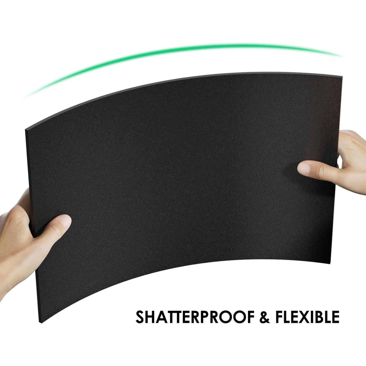 ABS Plastic Sheet 1/8 Inch Thick (3Mm) – 12″ X 8″, Black Waterproof Rigid Thermo
