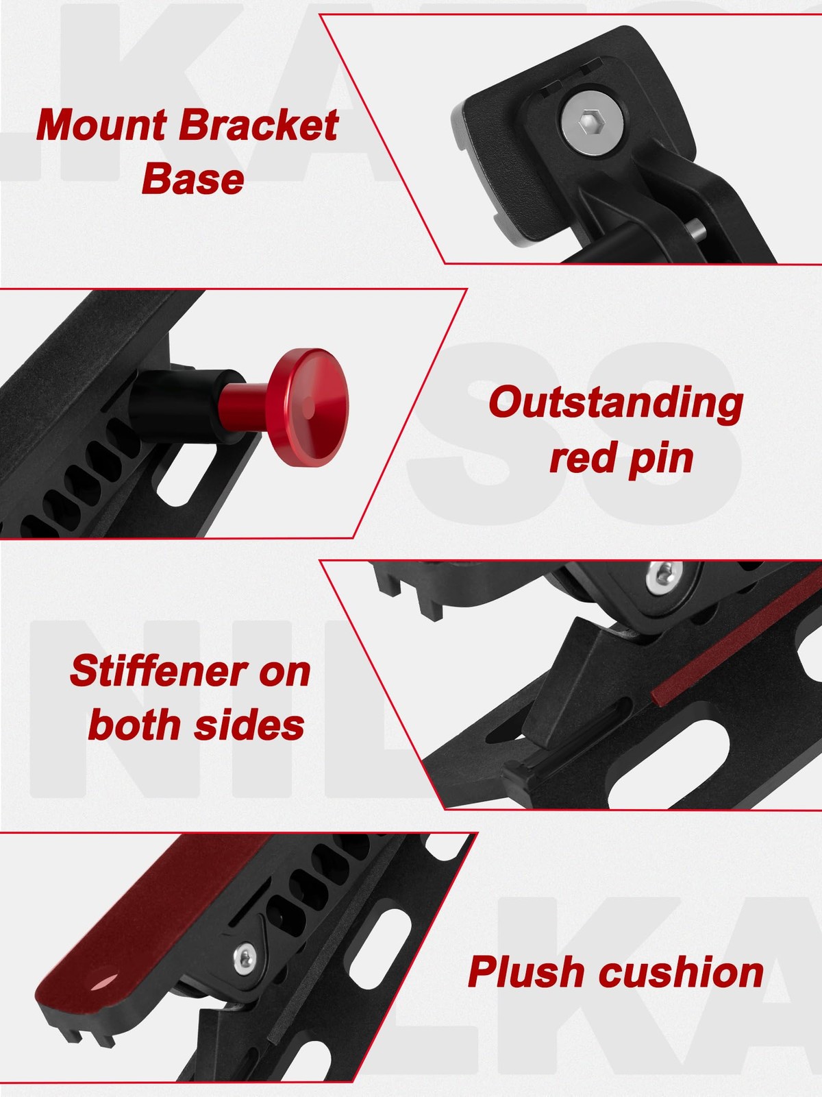 NILKATSS MOLLE Fire Extinguisher Mount Kit – Quick Release Bracket for Tactic…
