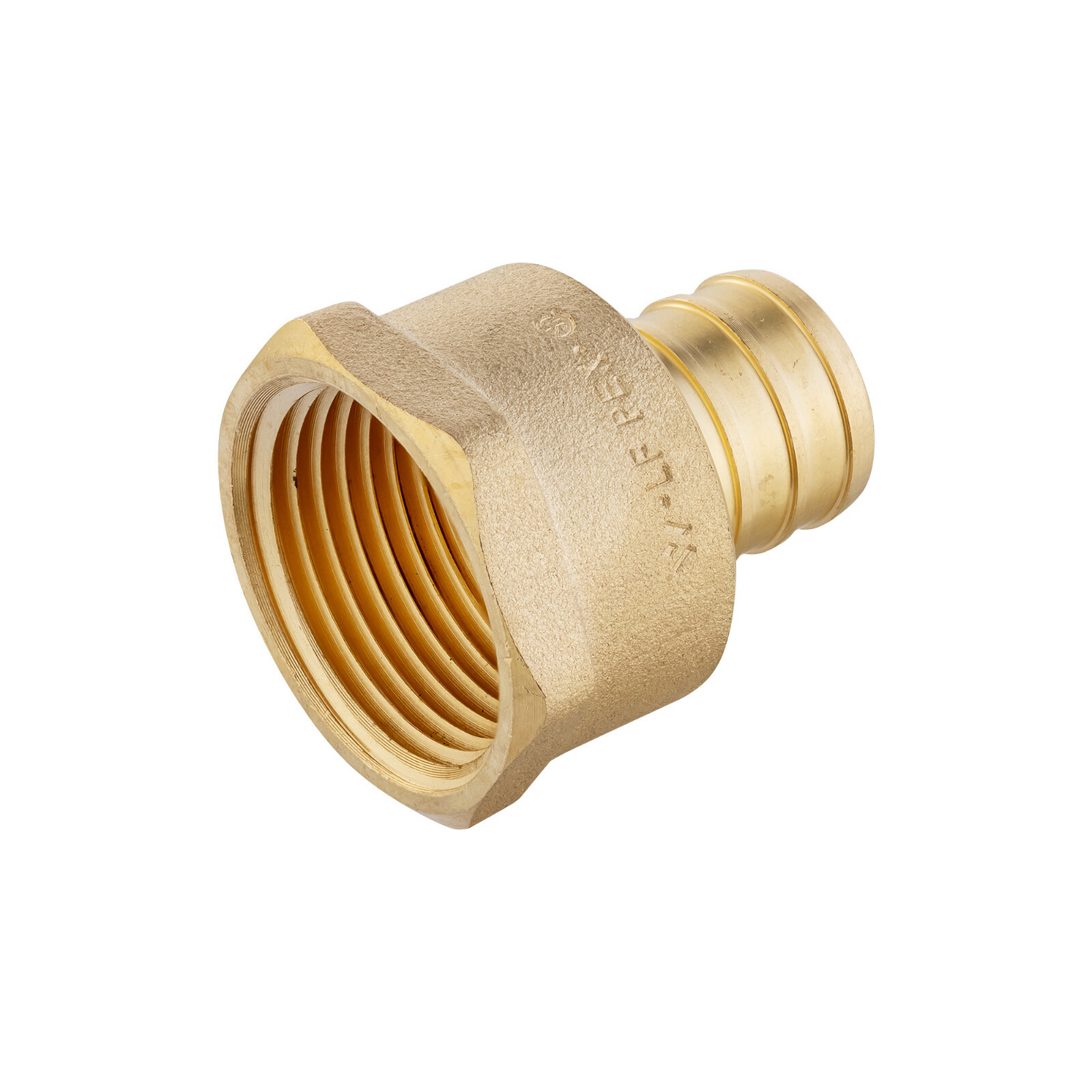 25 PCS Barb PEX 3/4″ x 3/4″ Female NPT Thread Adapter Crimp Fitting (Lead Free)