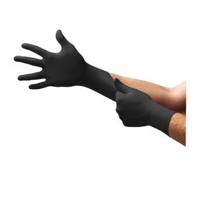 MidKnight Powder-Free Nitrile Examination Gloves, Black, XS 3 Boxes MFX-MK296XS