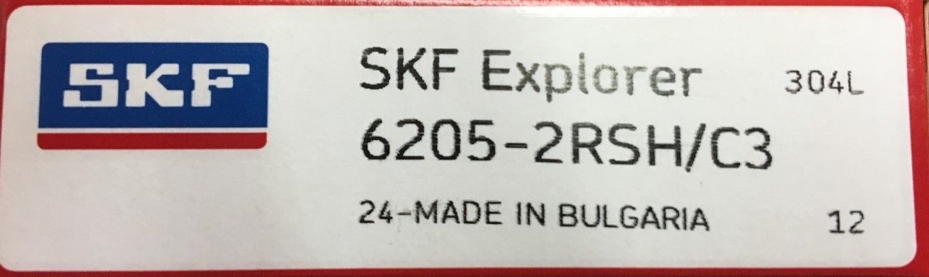 6205-2RS C3 SKF Bearing 25x52x15(mm)