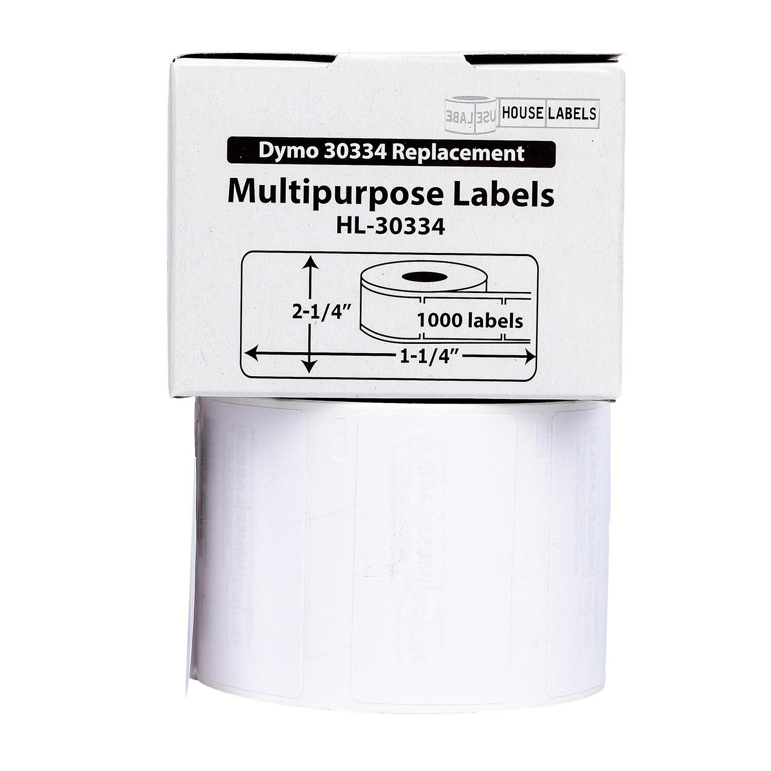 DYMO LW 30334 Medium Multipurpose Labels – (50) Rolls of 1000 – FREE & FAST SHIP