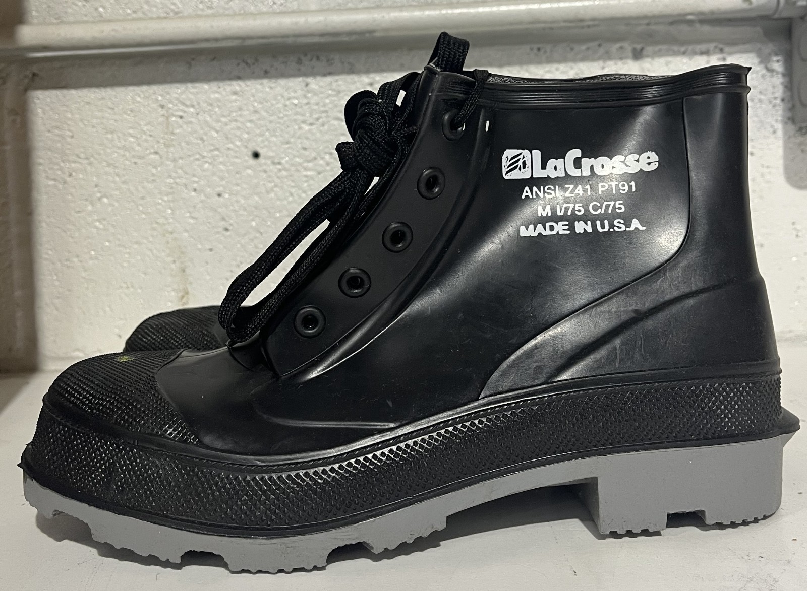 WATERPROOF PVC RUBBER LIGHTWEIGHT STEEL TOE CONSTRUCTION SAFETY WORK SHOES BOOTS