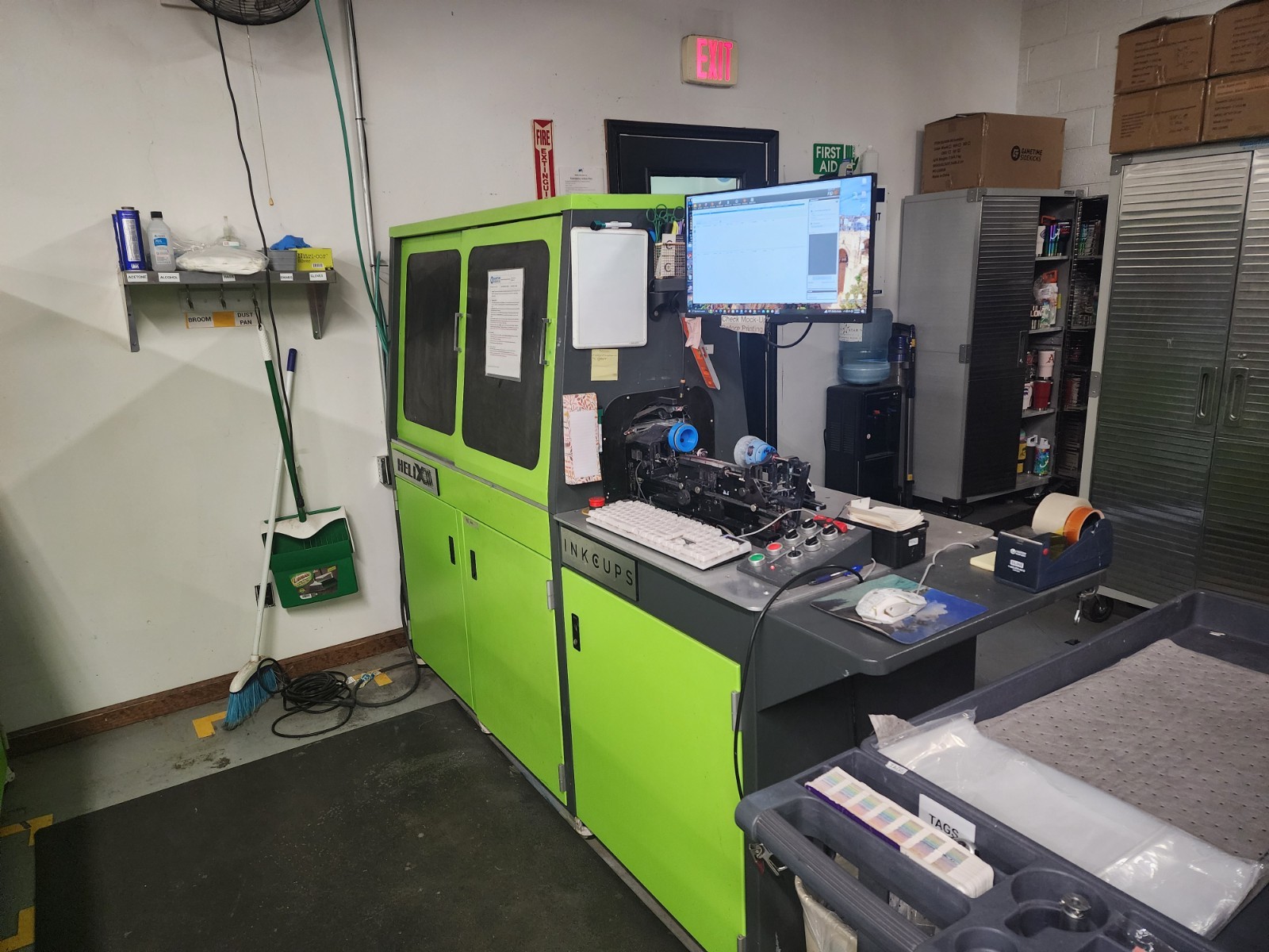 Inkcups HELIX X 2019 and 2018 UV printer for glass and other tumbler surfaces