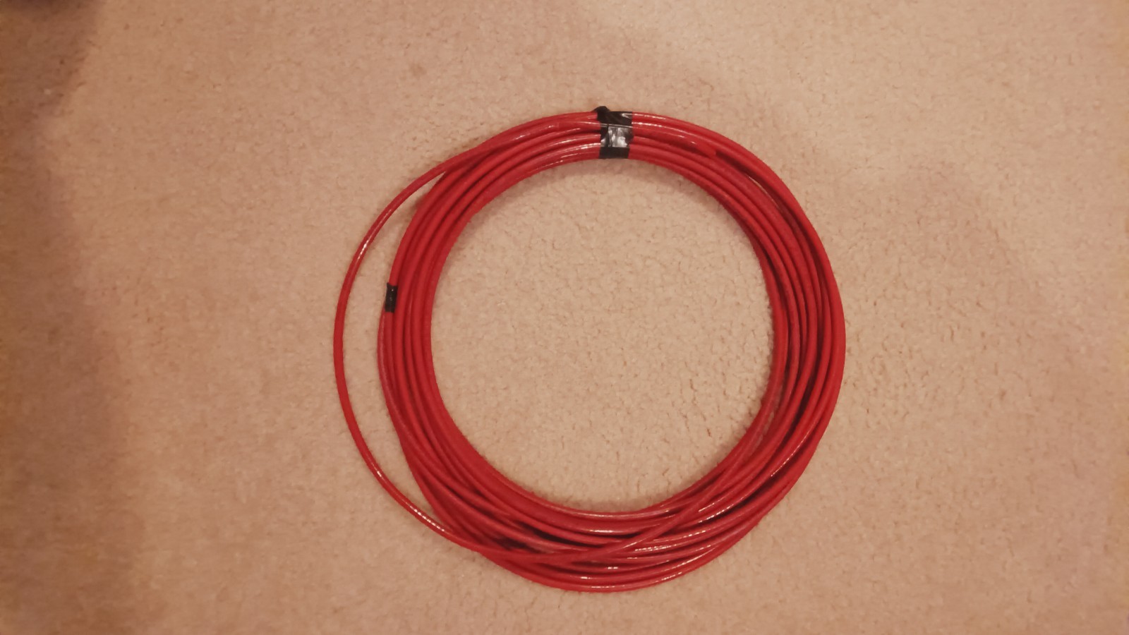 ⛵ NEW ! 44 FT # 6 AWG RED STRANDED THWN-2 COPPER BUILDING WIRE