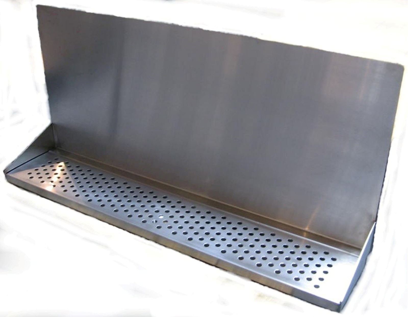 Draft Beer Tower Wall Mt Drip Tray 30″ Long w/ S.S. Grill – drain # DTWM30SS