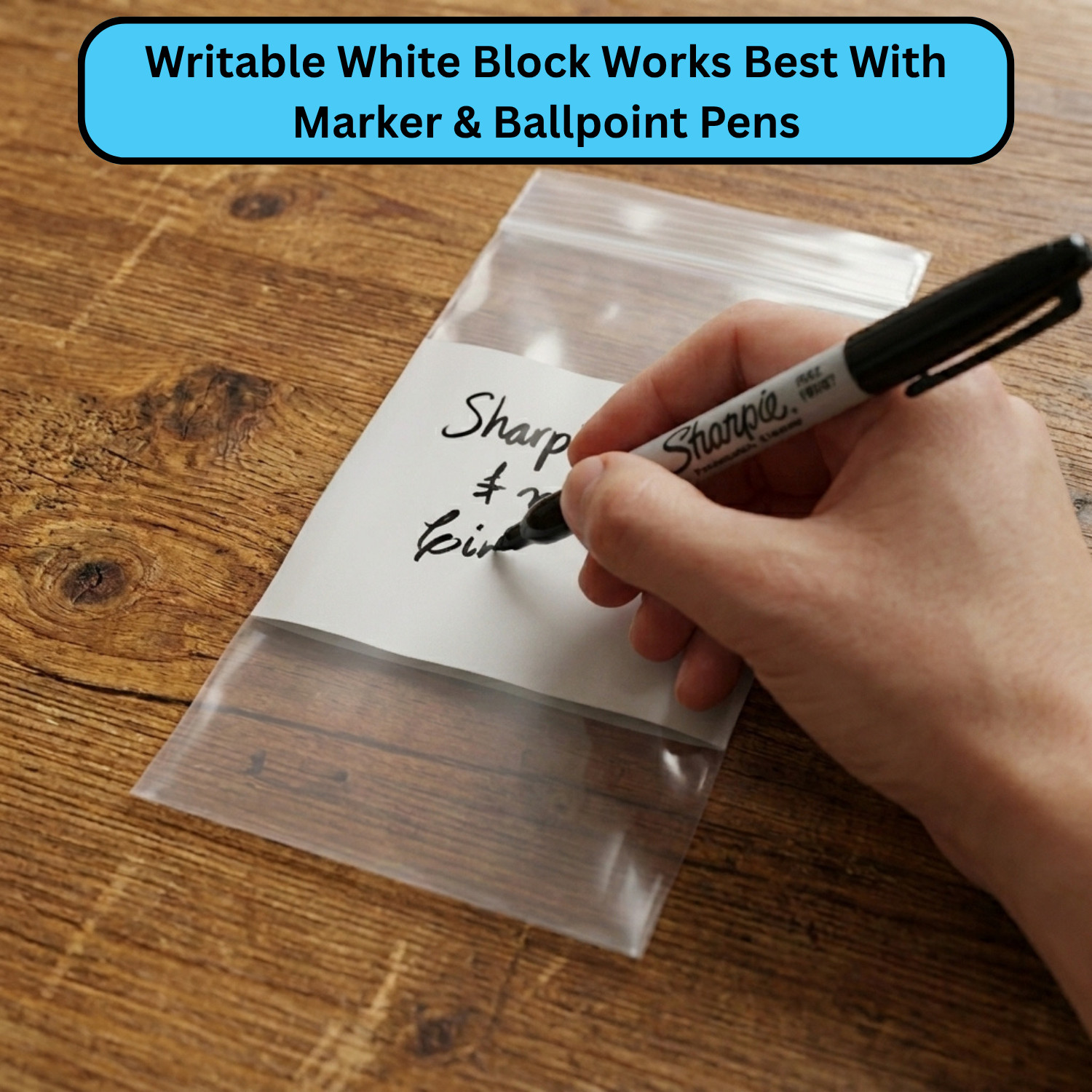 10000 Clear 4 Mil Reclosable Plastic Poly Bags Top Seal 4″x6″ with White Block