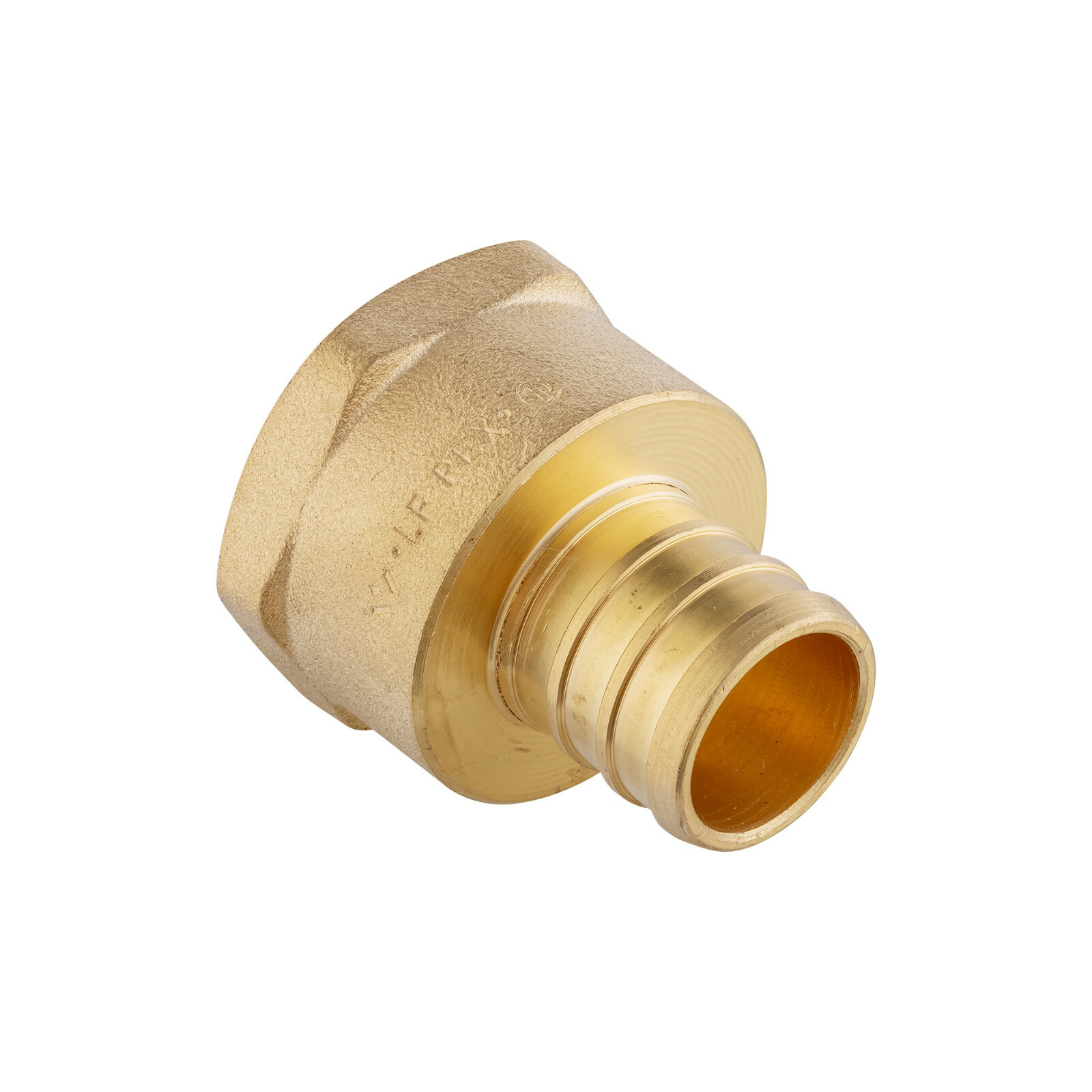 25 PCS Barb PEX 3/4″ x 3/4″ Female NPT Thread Adapter Crimp Fitting (Lead Free)