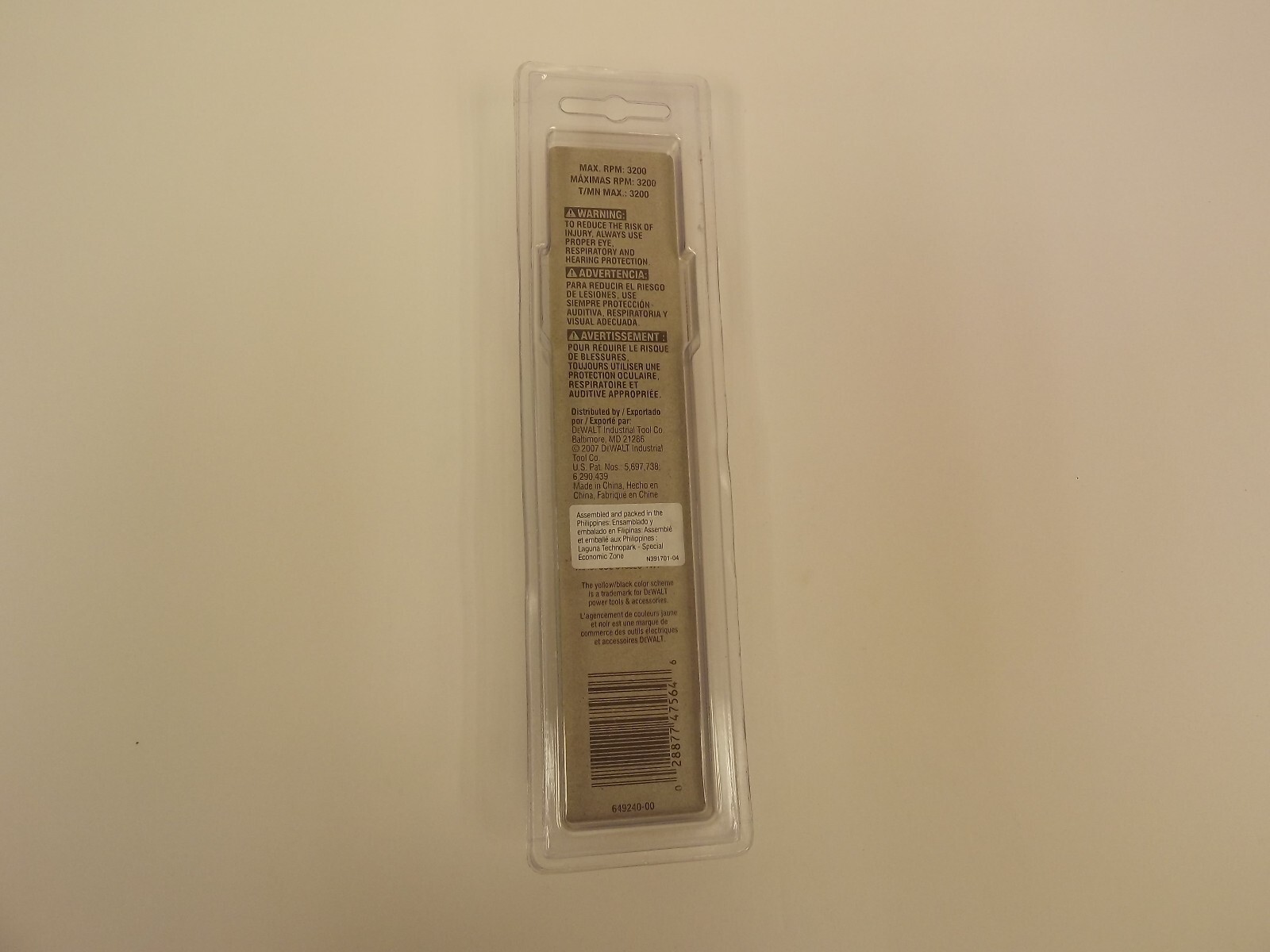 DeWalt 13/16 Spade Bit Hex Shank Heavy Duty DW1579 6″