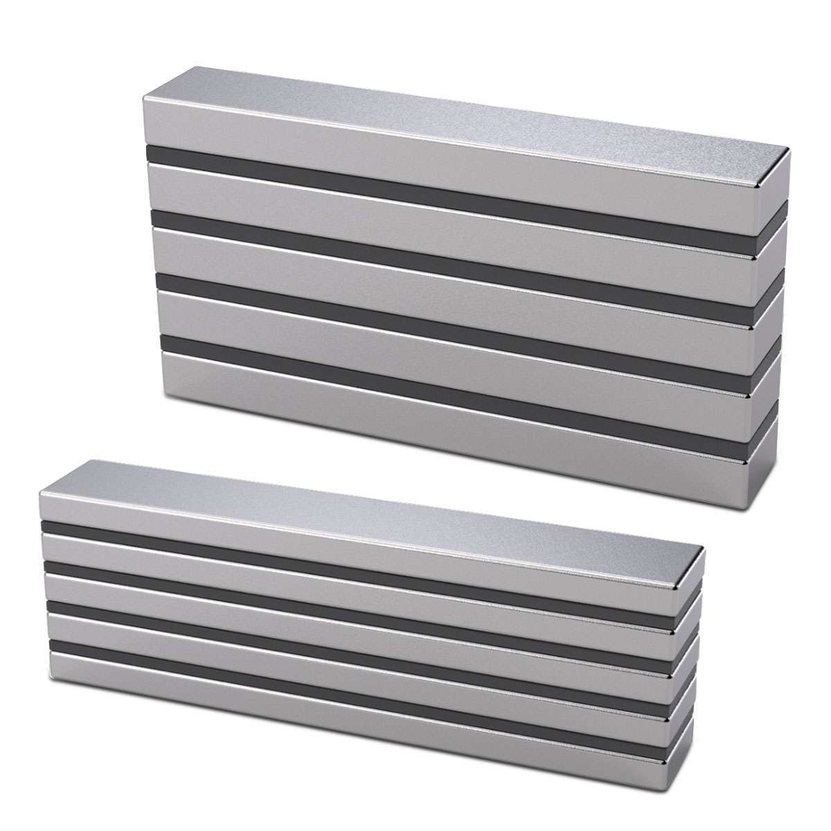 10 20 50X N52 Strong Neodymium Magnets Rare Earth Lifting Magnets 60x10x5/3mm