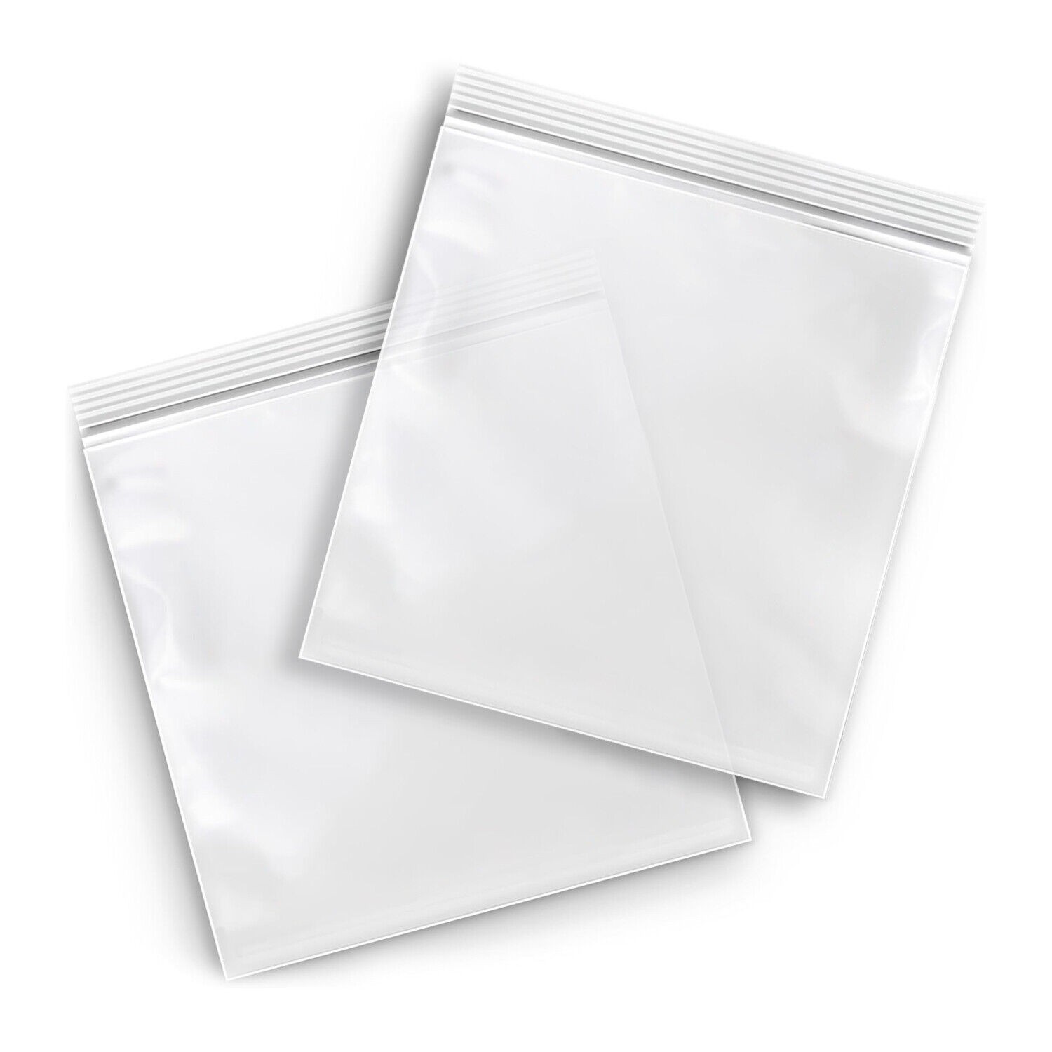 10000 Zip Seal Bags 6 x 9 White Block 4 Mil Poly 6″x9″ Writable Resealable Clear