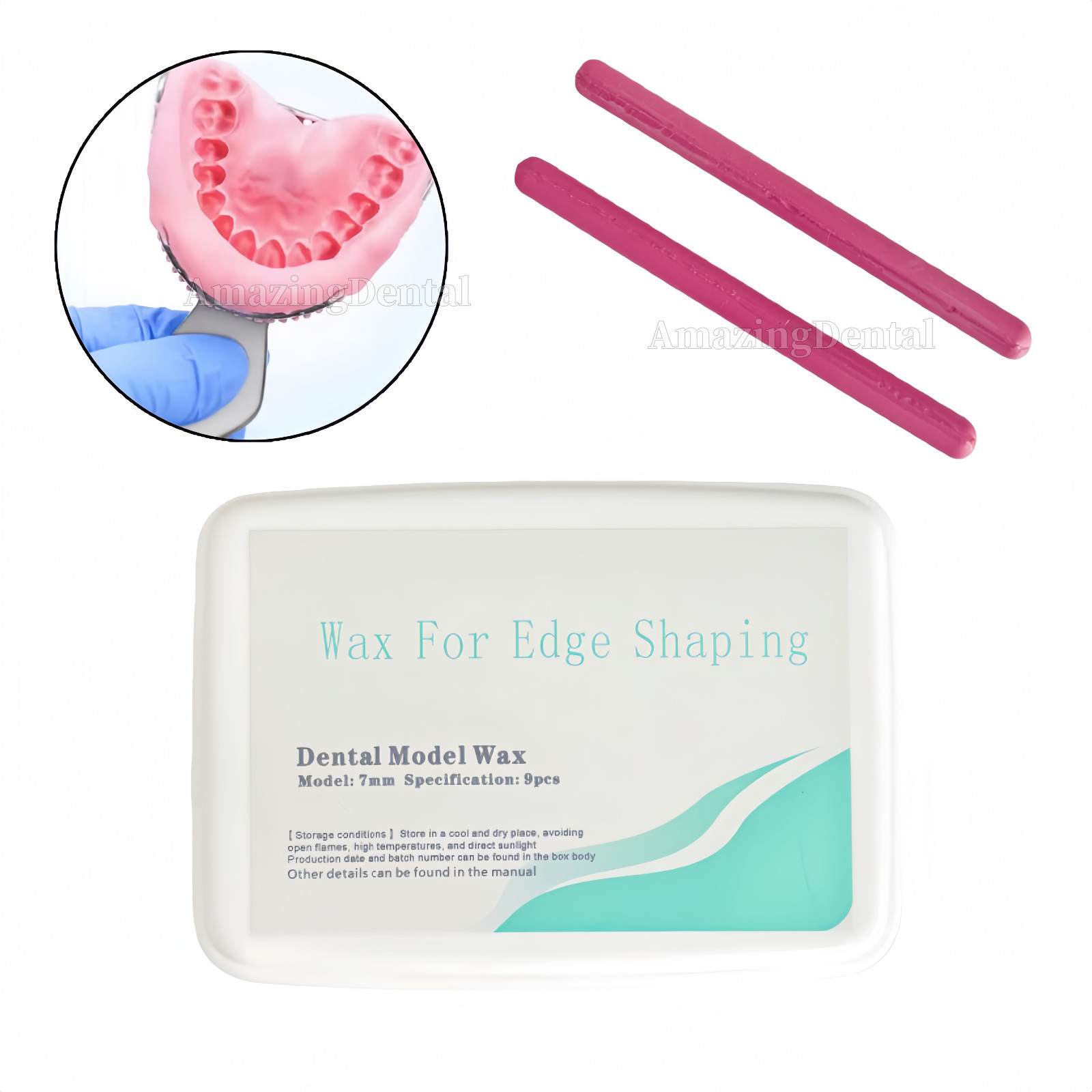 Dental Deture Edge Shaping Wax Good As GC FUNCTIONAL Impression Trimming Sticks