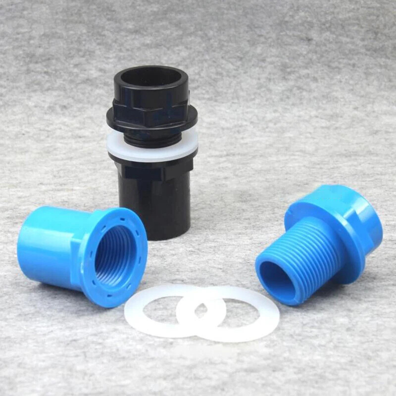 20/25/32/40/50mm ID PVC Fish Tank In/Out Water Pipe Joint Fitting Connector