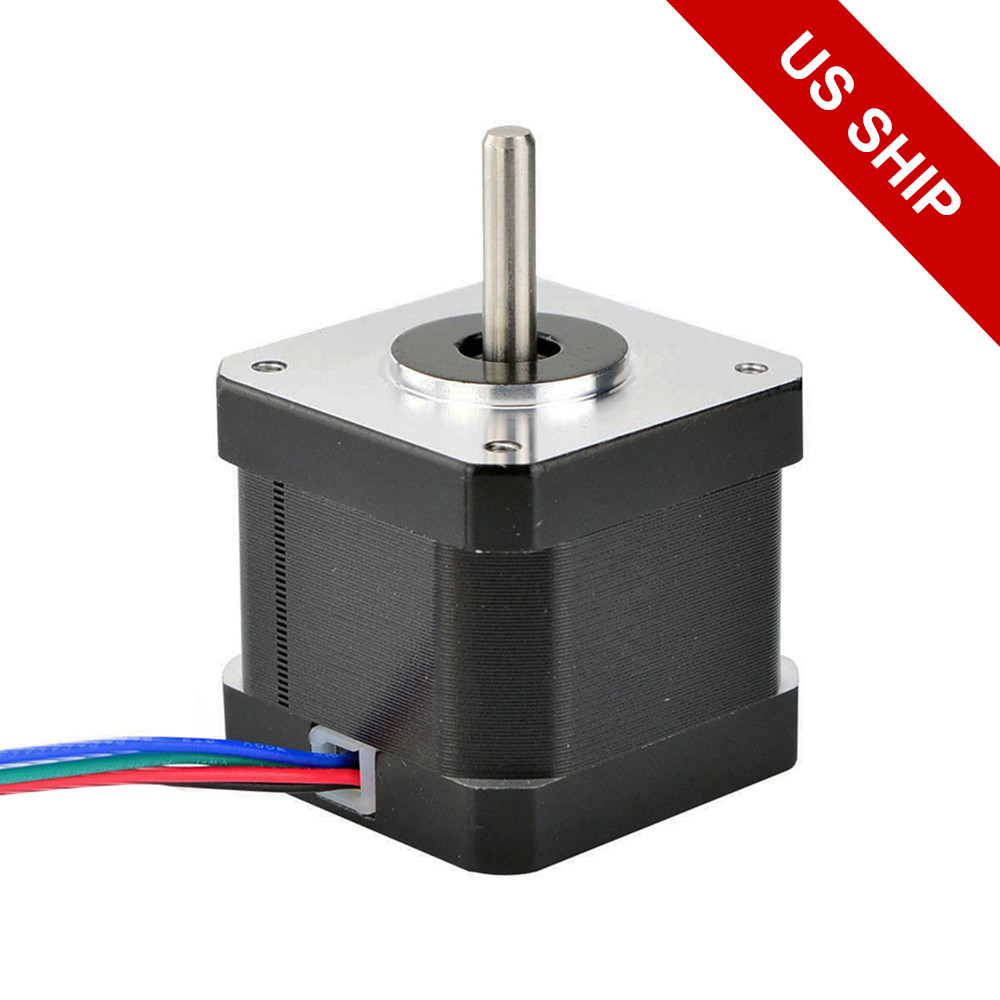 Nema 17 Stepper Motor 0.9deg Bipolar 50oz.in 0.9A DIY CNC Robot Reprap Makerbot