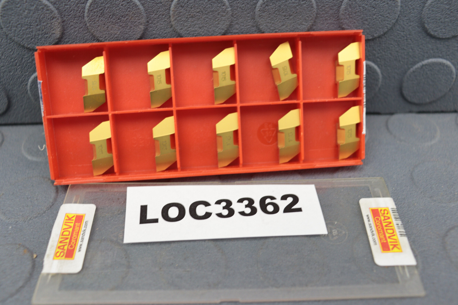 SANDVIK ACME THREAD CARBIDE INSERT S-TL-30416R750REF GRADE 1015 LOC3362