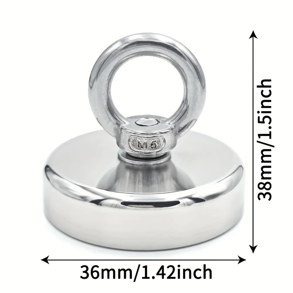 Neodymium Fishing Magnets Pulling Force Super Strong Round Rare Earth