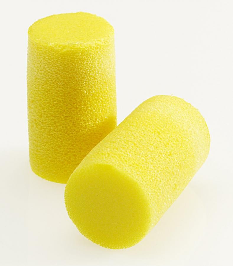3M E-A-R Classic Plus Cordless Ear Plugs Long One Size Fits Most Yellow 200 Ct.